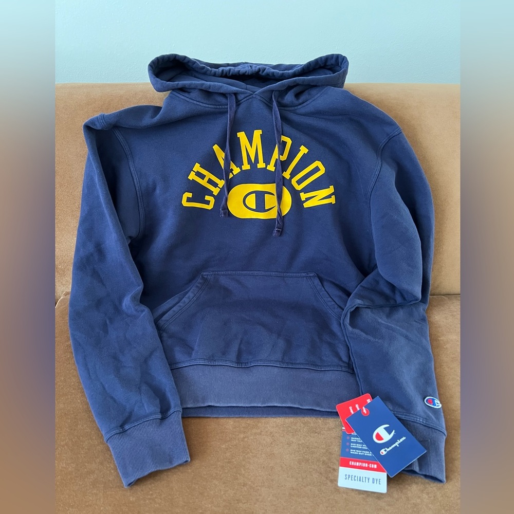 NWT specialty dye “vintage” Champion hoodie cute boys or girls - youth/teen